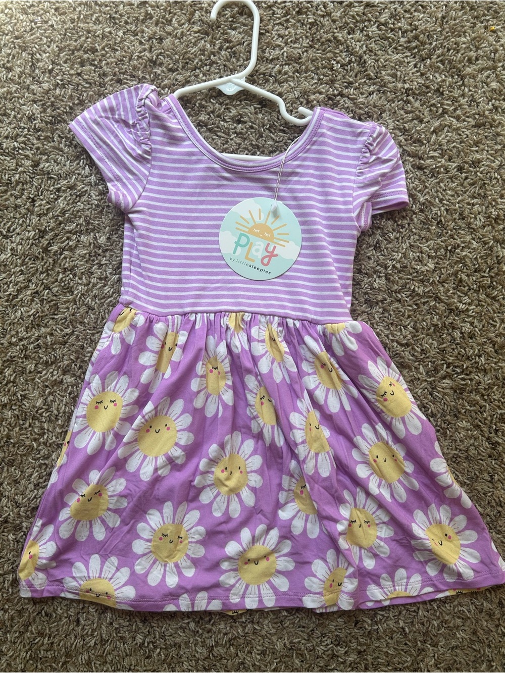 Little Sleepies flower power skater dress